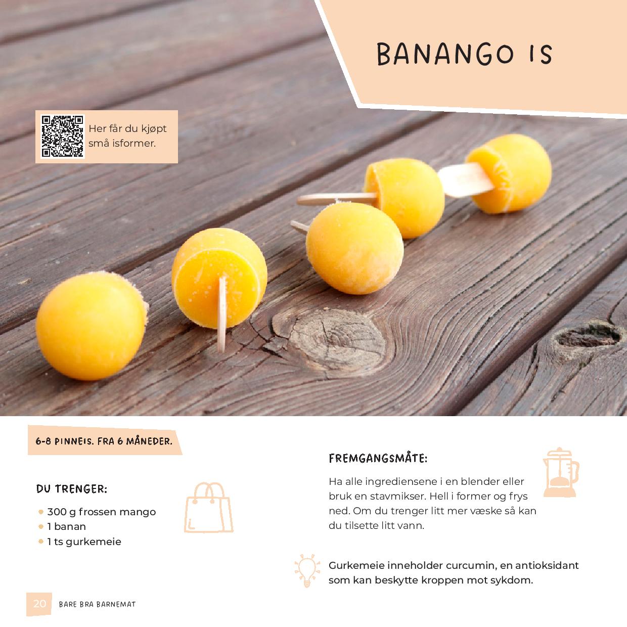Sommerpakke beige (is og smoothiebok, beige isform og sjokolade)