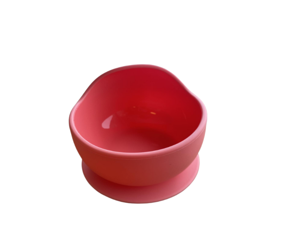 Spisesett rosa – smekke, bolle og skjeer