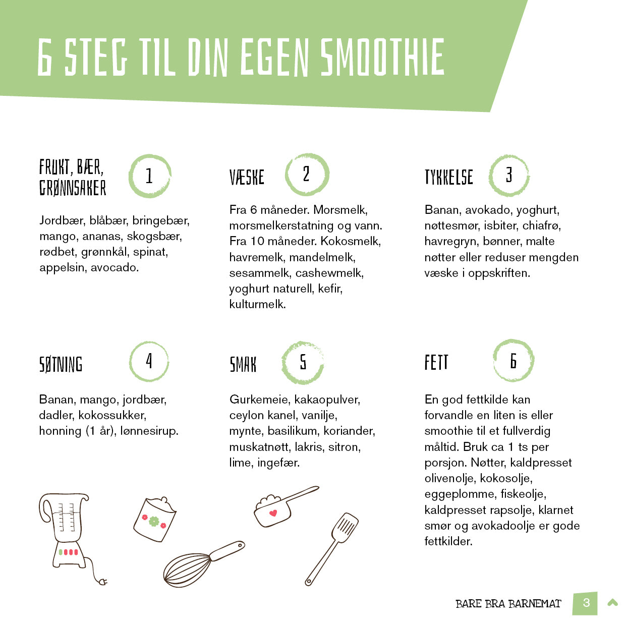 Bare Bra Barnemat - Is og smoothie