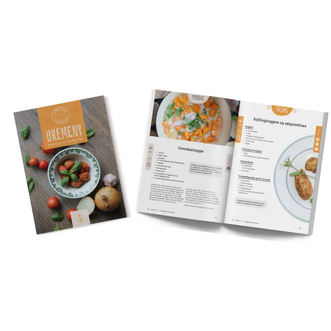 Bare Bra Barnemat ukemenyer [e-bøker] - gir deg 13 uker med middag for hele familien