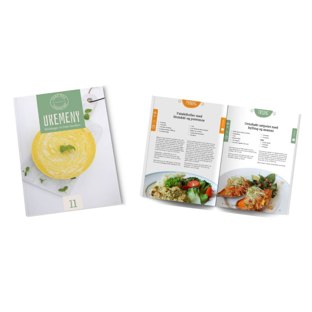 Bare Bra Barnemat ukemenyer [e-bøker] - gir deg 13 uker med middag for hele familien