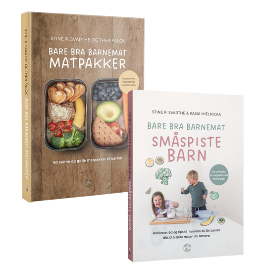 Boktilbud: 2 bestselgere: BBB småspiste barn + BBB matpakker