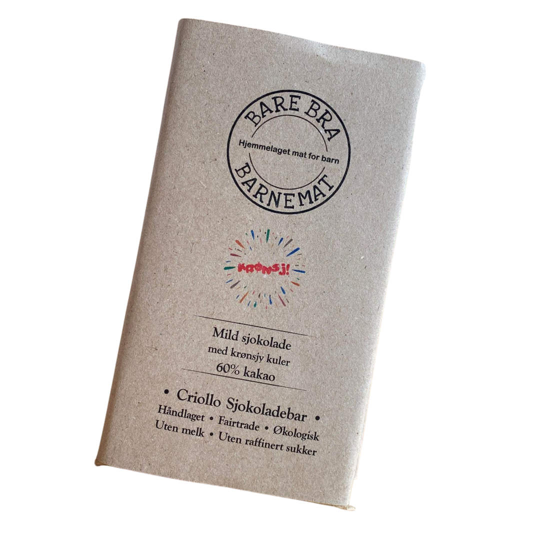 Sjokolade 3 smaker – 70% mørk, krønsj og pepperkake (3 stk)