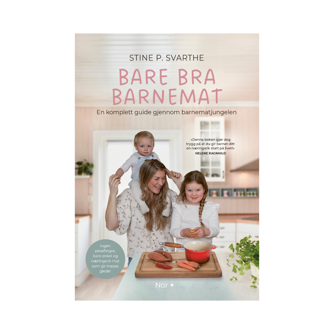 Spiret brødmiks (3 kg mel) + boken "Bare Bra Barnemat - en guide gjennom barnematjungelen"