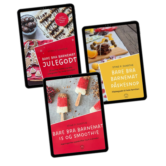 Boktilbud: 3 e-bøker: BBB julegodt, påskesnop & is og smoothie [e-bok]