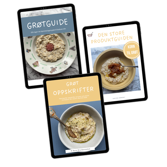 Hjemmelaget grøt til babyen din: grøtguide, oppskrifter og de beste råvarene [e-bok]