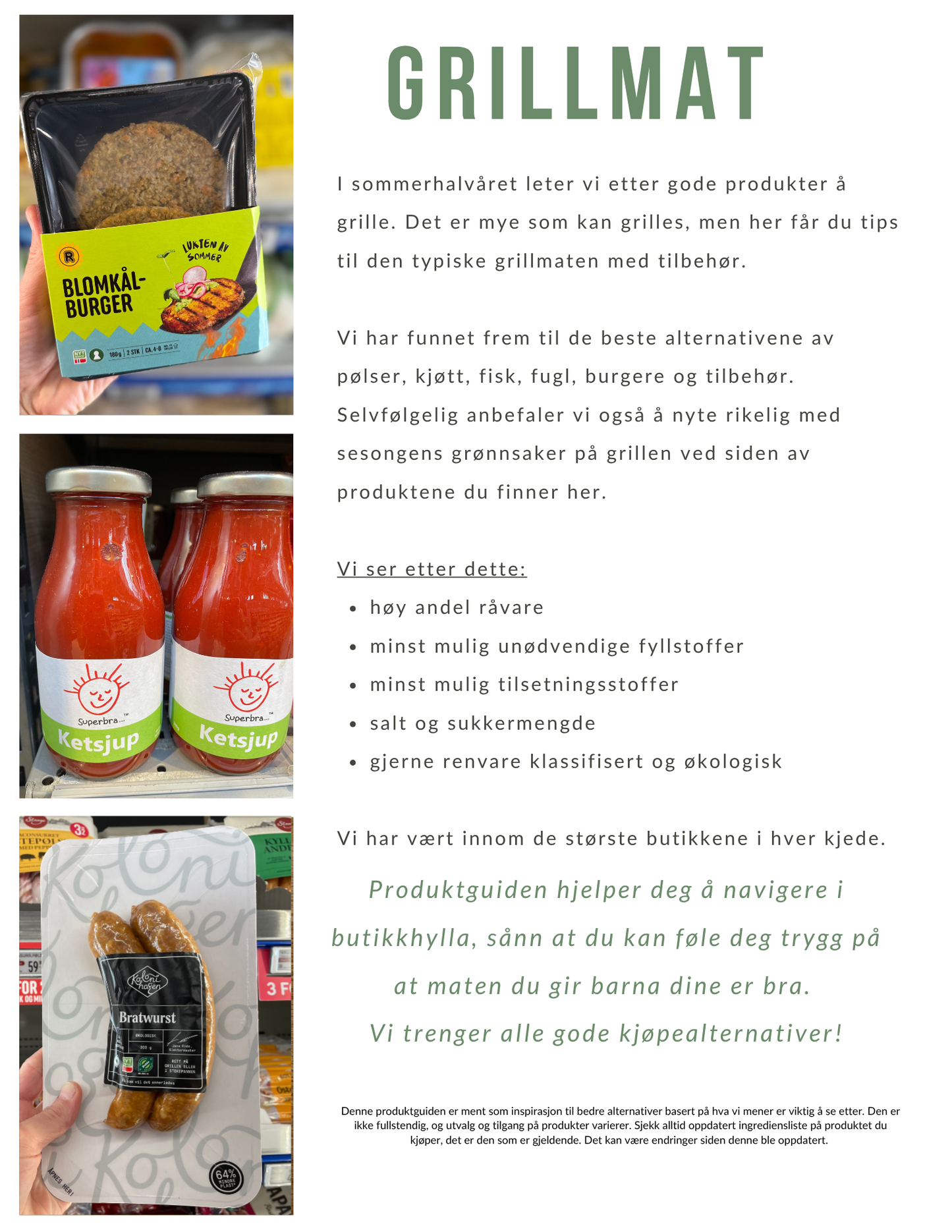 Bare Bra Barnemat - Produktguide grillmat [e-bok]